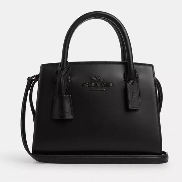 Coach Andrew carryall satchel in black - Picture 10 of 12